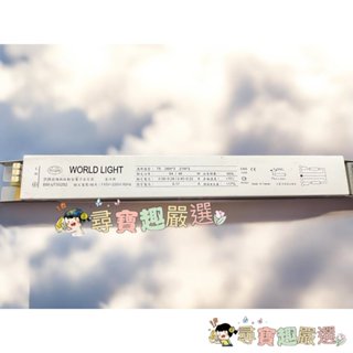 WORLD LIGHT 世界光 預熱啟動型1對2 電子安定器 全電壓 BM-UT50282 適用 T5 燈管R01-2現