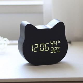 家居電子時鐘 ins風電子時鐘 可愛電子時鐘 卡通電子時鐘 電子鬧鐘 溫度電子時鐘 時間顯示電子時鐘gf41