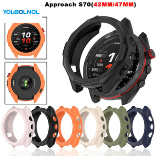 【UNG】適用佳明Garmin Approach S70 42mm 47mm手錶保護殼佳明S70錶殼