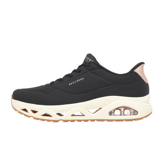 Skechers 休閒鞋 Uno Glide-Step Slip-Ins 寬楦 女鞋 黑 米白 190113WBLK
