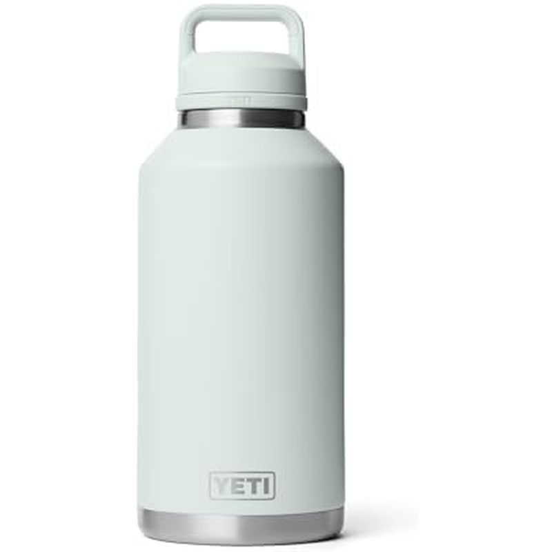 YETI Rambler 64 盎司瓶,真空絕緣,防漏,帶 Chug 蓋的不銹鋼,低鄉村桃子