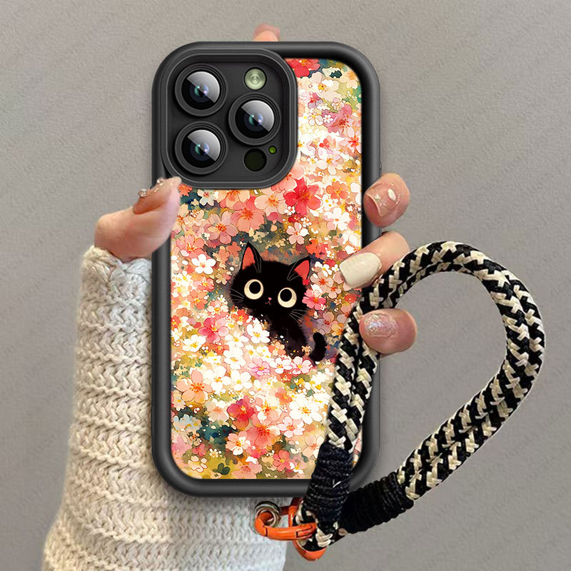 ins花朵貓咪 防摔殼 谷歌 Google Pixel 10 Pro XL 5G 9A 9 8 8A 7 7A 手機殼