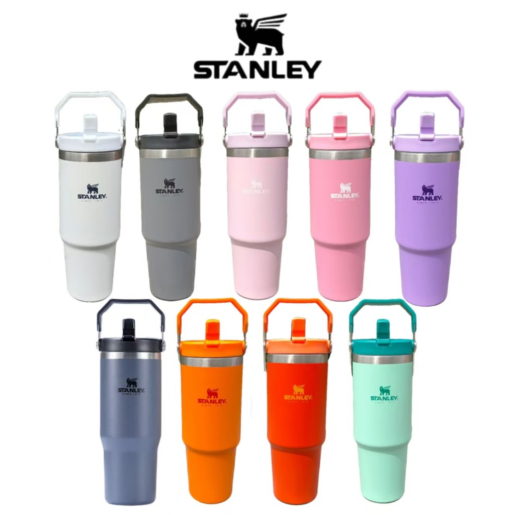 【全新正品】 STANLEY保溫杯 水杯 摺疊吸管杯 304不鏽鋼真空摺疊 手提冰壩杯 保溫水壺 戶外吸管杯 放倒不漏