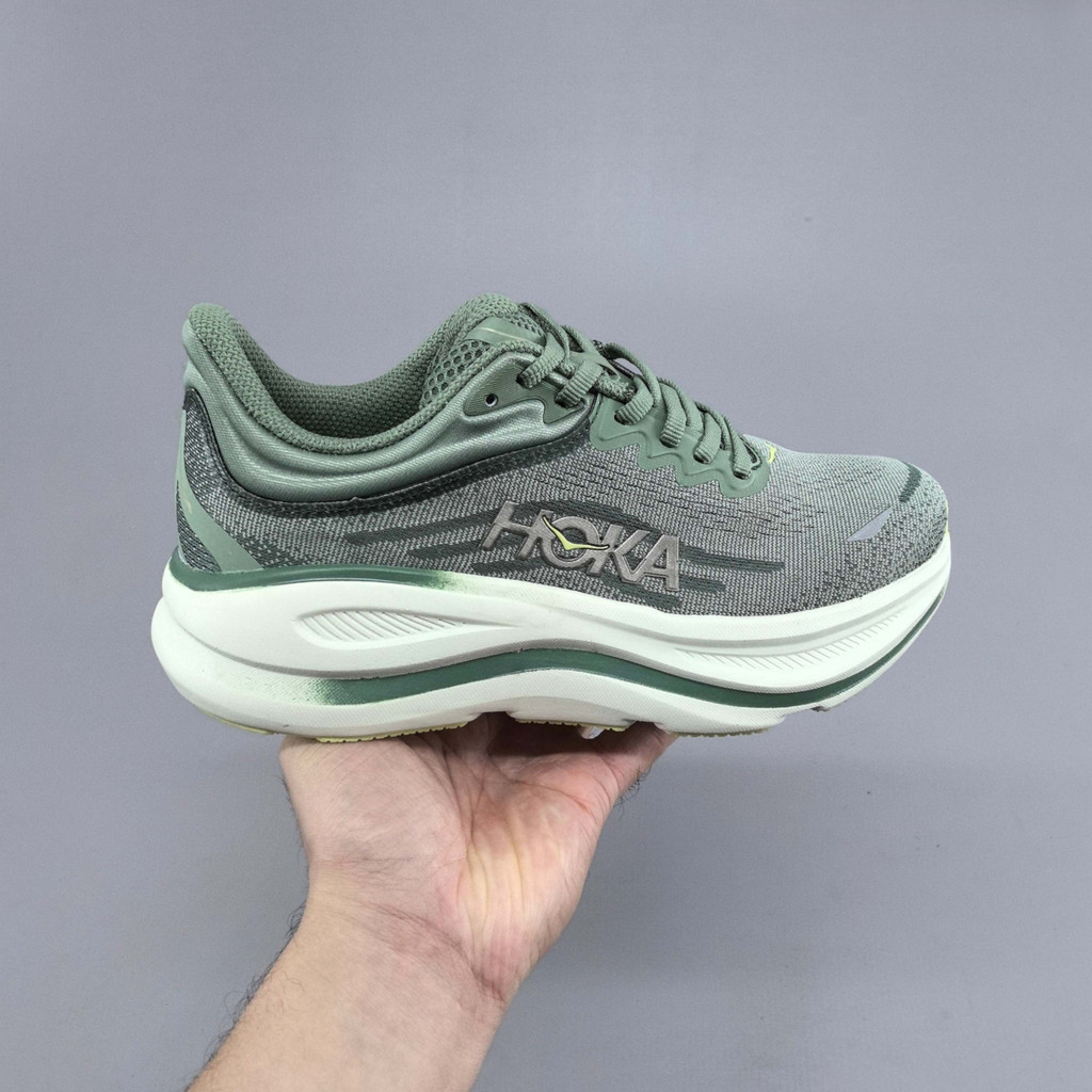 HOKA HOKA ONE ONE Bondi 9跑鞋男女緩震輕便減震綠色TOP1 WBEG
