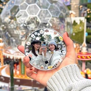 凸面鏡手持自拍旅遊自拍拍照旅遊神器情侶朋友吧唧凸面鏡自拍道具