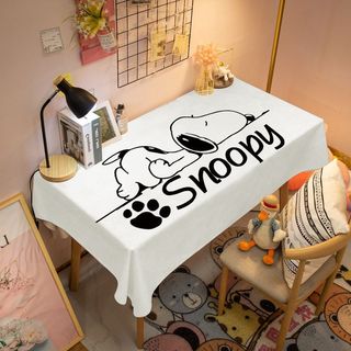 💟Snoopy🐾史努比桌布動漫卡通小狗客廳餐桌布辦公室桌布學生宿舍學習書桌布