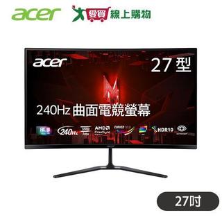 Acer 27吋240Hz電競曲面螢幕 ED270 W0【愛買】