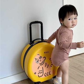 【高端行李包】Beeshum貝斯哈姆小老虎行李包兒童外出拉桿包可登機手提小型包子 旅行包
