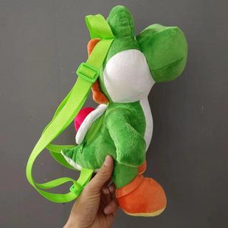🔥台灣出貨🔥新品推薦🔥35CM站姿耀西龍Yoshi綠色恐龍毛絨玩具公仔揹包糖果包雙肩揹包