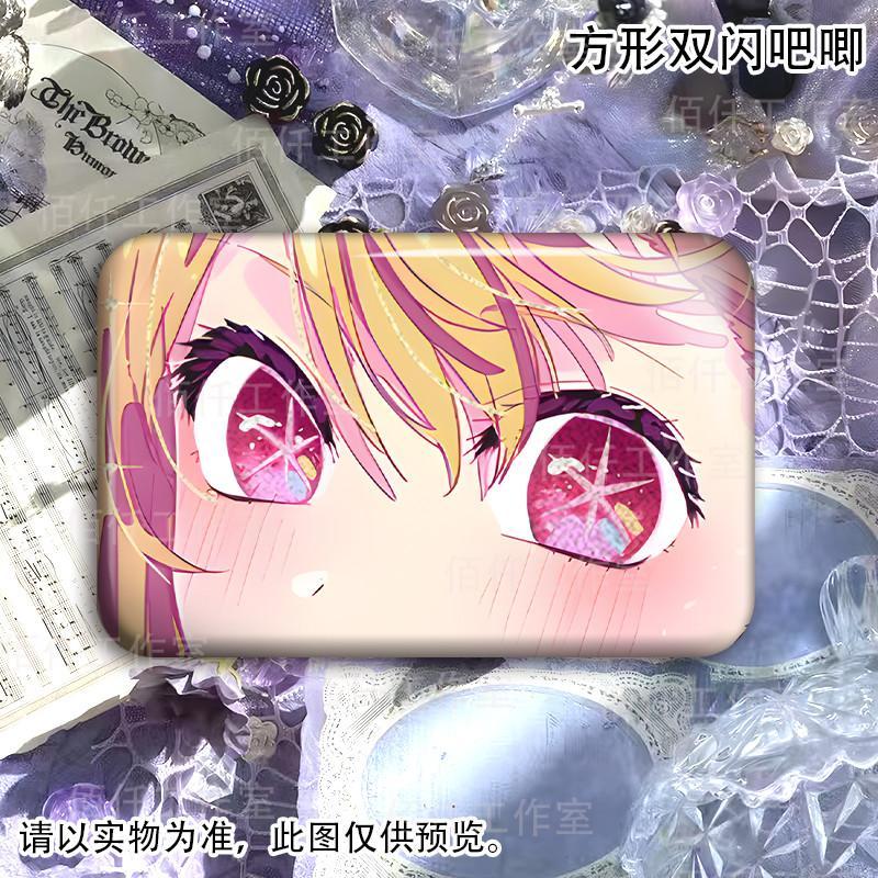 🧡326號星球🧡我推的孩子吧唧 我推的孩子周邊 我推的孩子 眼睛方形吧唧 我推的孩子徽章星野愛有馬加奈黑川茜動漫周邊掛飾