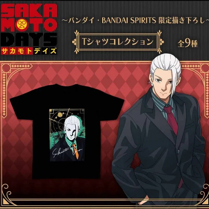 坂本日常坂本太郎朝倉信陸少糖南雲真霜平助T恤純棉短袖男女上衣