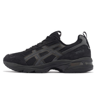 Asics 休閒鞋 GEL-1090 V2 全黑 黑 網布 麂皮 亞瑟士 男鞋 女鞋 [ACS] 1203A224001