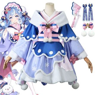 🎀桃園優選🛍VOCALOID初音未來cos服2023miku雪初音cosplay女裝lolita套裝🔥桃園出貨🔥