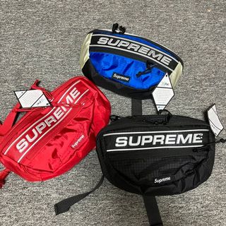 日本正品速代 Supreme FW23 Waist Bag FW23B17 大 Logo 腰包 斜挎胸包 運動手機包