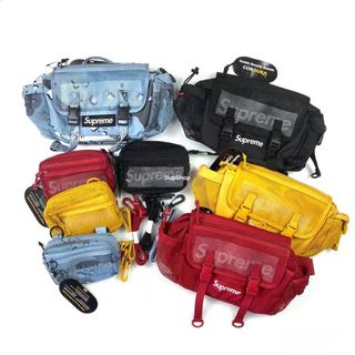 日本正品速代 Supreme 20SS 48th 網眼格面單肩斜挎包 腰包胸包 男女同款 多色可選 潮流休閒運動包