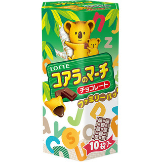 LOTTE樂天 小熊餅-家庭號巧克力風味195g