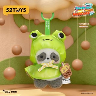52TOYS Panda Roll胖噠幼快樂週末毛絨吊飾盲盒可愛熊貓配飾禮物