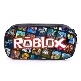 Roblox筆袋隔層鉛筆盒中小學生兒童文具收納袋羅布樂思印花筆袋 MJ1I