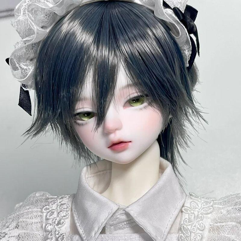 新款【Bjd娃娃 bjd】四分娃bjd娃娃bjd四分bjd娃娃4分男半眠人魚哥哥bjd素體sd娃bjd人偶玩偶