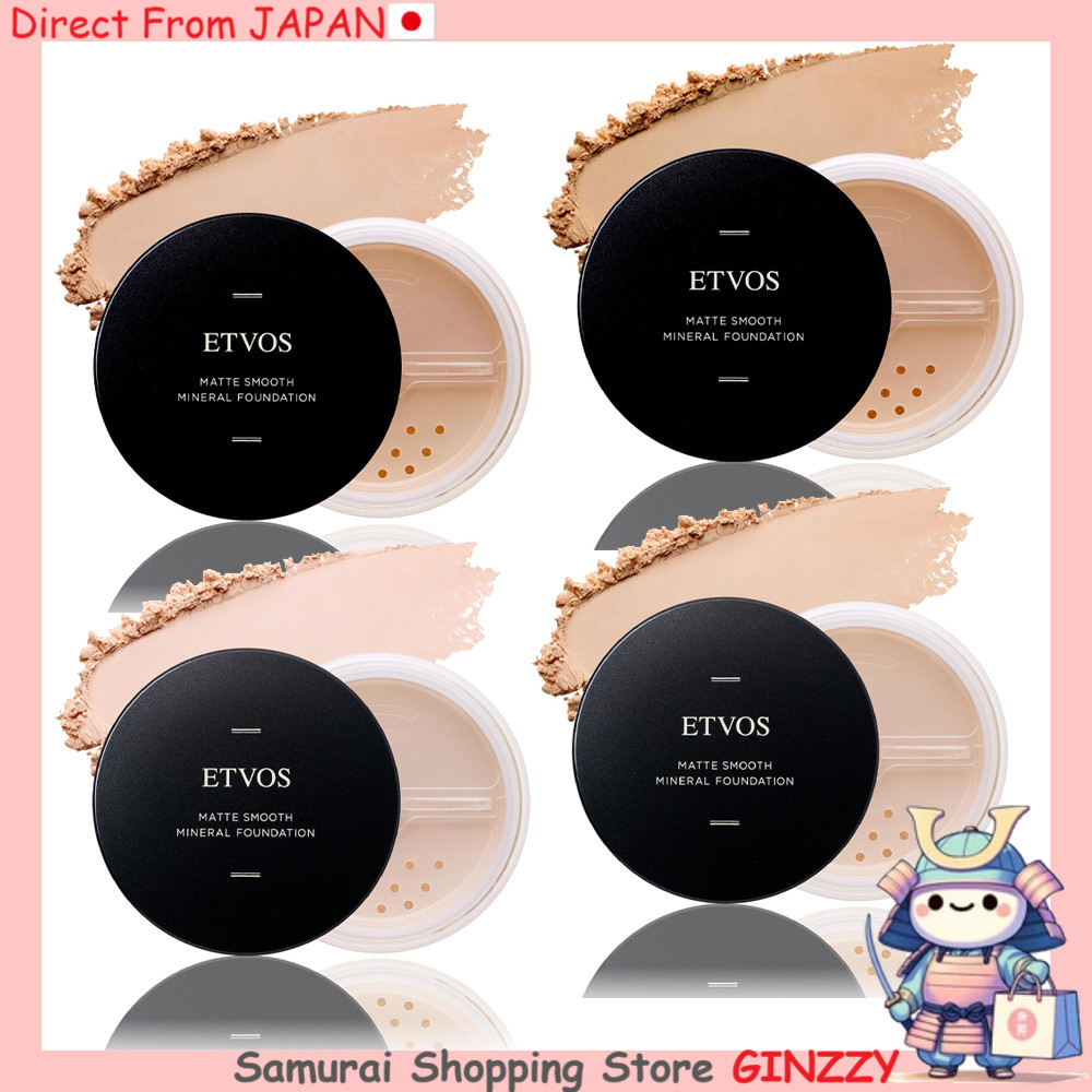 ETVOS 哑光顺滑矿物粉底 SPF30 PA++ 4g - 日本化妆品