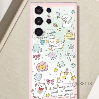 可愛動物 防摔 三星Galaxy S24 S23 S22+ S24+ FE Ultra手機殼 s25 ultra 手機殼