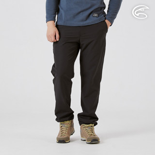 ADISI 男彈性撥水透氣恆溫快乾機能長褲 AP2521045 深黑｜魚鱗褲 防潑水 磨毛保暖 快乾 城市綠洲