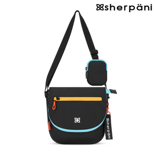 Sherpani RFID 防潑水多功能郵差包 (25II) Milli 3L｜黑彩色/Chromatic / 城市綠洲