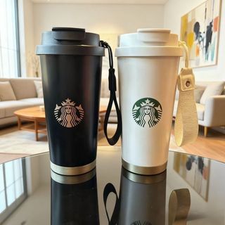 🔥臺灣發貨🔥【免運】星巴克新款高顏值雙飲口不鏽鋼保溫杯吸管杯咖啡杯禮物春季隨行杯