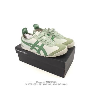 Asics/亞瑟士Onitsuka Tiger（鬼冢虎）Mexico 66 男女同款休閒阿甘懶人跑步運動鞋