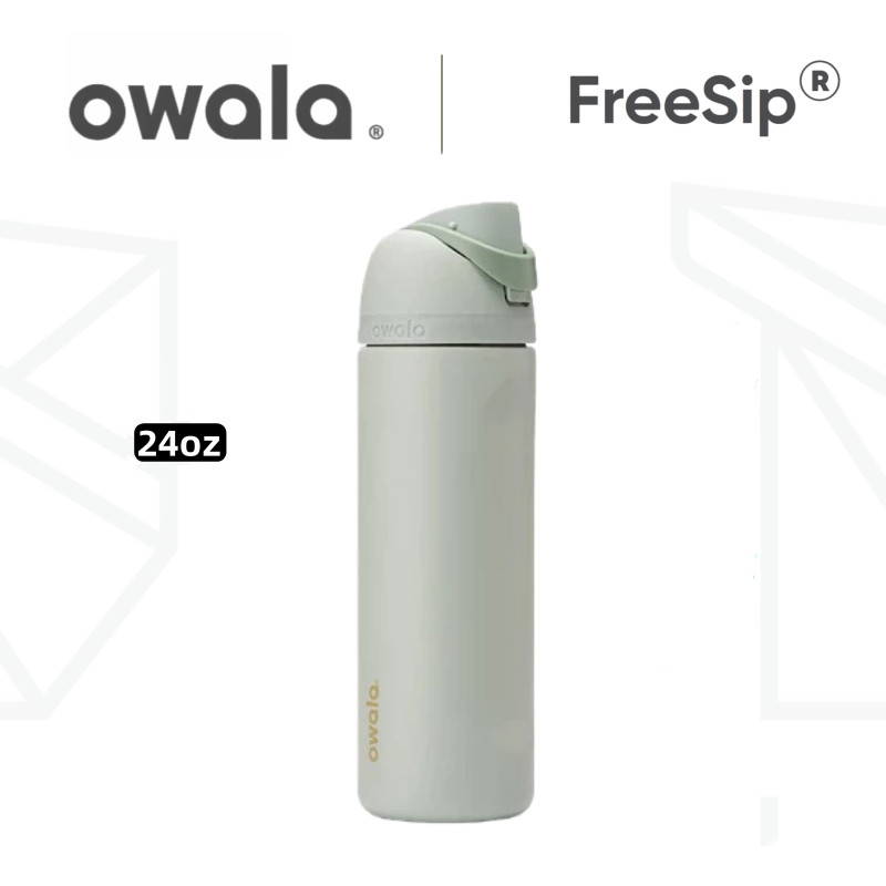 Owala FreeSip 32 盎司:您的全天保濕解決方案。 防漏保溫瓶保持飲料涼爽 24 小時,非常適合辦公室和旅行