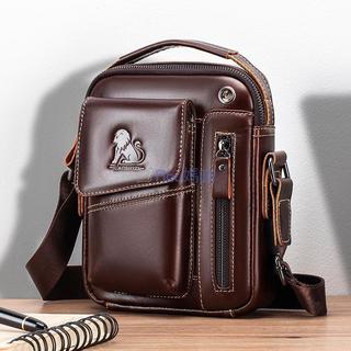 免運🛒全場8折👜STEEL LION 頭層牛皮男士單肩斜跨包 時尚運動MINI小包耐用手提包 男包 包包