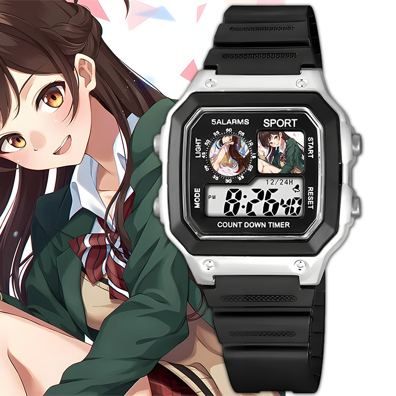 【台灣出貨】✨免運 學生手錶 租借女友周邊手錶桜沢墨更科瑠夏七海麻美水原千鶴指針手錶禮物 交換禮物