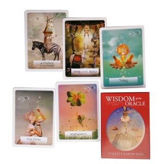 臺灣出貨-智慧神諭卡 贈中文翻譯 Wisdom of the Oracle Cards 英文訂製卡 桌遊