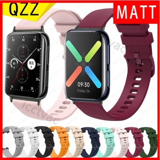 適用於 OPPO Watch 1 / 2 41mm 42mm 46mm 智能手環的柔軟矽膠錶帶