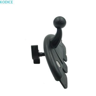 KODICE CD槽手機支架底座,17mm球頭出風口夾手機支架,操作簡單防震多功能通用車載手機支架手機支架