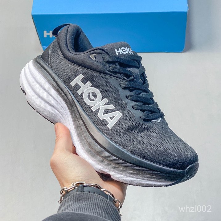 HOKA Bondi 8 舒適防滑防滑低幫跑鞋