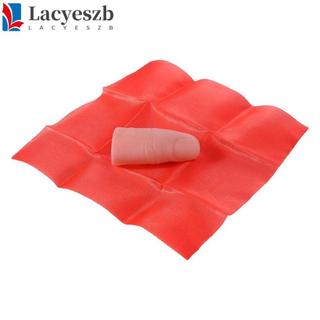 LACYESZB 手指魔術技巧紅絲魔術道具特寫趣味玩具兒童圍巾消失魔術
