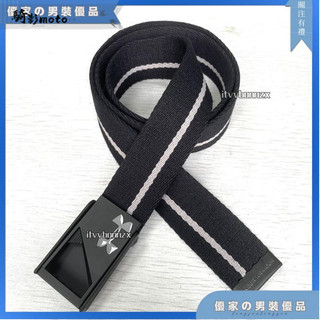 ✨台灣出貨✨ 男士腰帶 禮物腰帶 UA優選高爾夫GOLF腰帶 高爾夫腰帶 百搭男士簡約帆布學生皮帶 平滑扣腰帶 運動個性