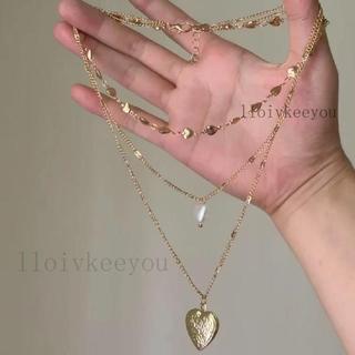 新款🎉Vintage 古著「Locket Story」愛心鎖骨鏈
