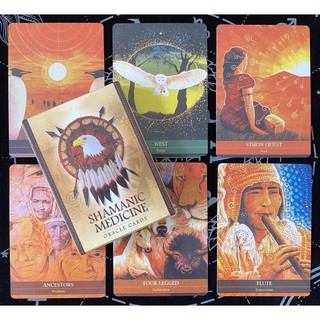 臺灣出貨-撒滿醫療神諭卡 Shamanic Medicine Oracle Cards 英文訂製卡牌 桌遊