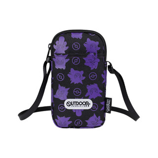 OUTDOOR 寶可夢Pokemon耿鬼手機包/ 黑色/ ODGO23P10BK eslite誠品