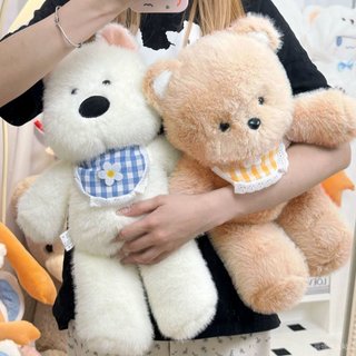 三花貓娃娃 會跑步小熊玩偶 西高地毛絨玩具 跑動公仔 生日禮物 抱枕 送禮