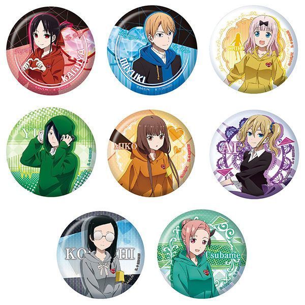 🌸臺灣出貨🌸 輝夜大小姐想讓我告白 周邊 徽章 四宮輝夜 白銀御行 藤原千花 掛件 吧唧