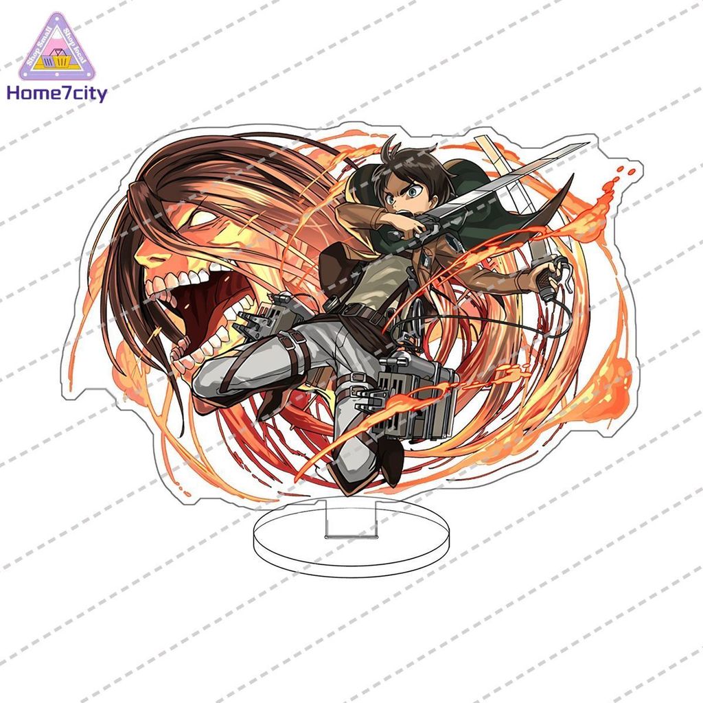 現款免運🔥進擊的巨人周邊 動漫周邊 學生桌面擺件創意禮物進擊的巨人卡通勵志裝飾動漫進擊的巨人立牌 生日禮物