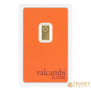 【TRUNEY貴金屬】Valcambi 金條1公克 - 檢驗卡裝