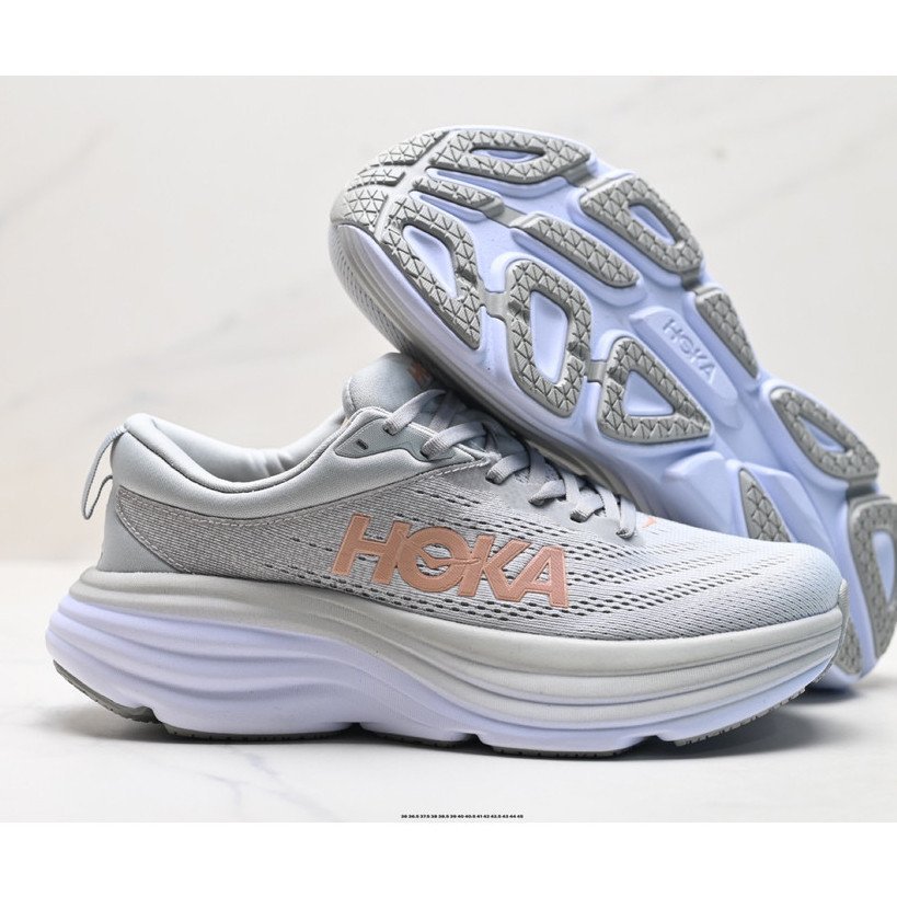 New.HOKA Bondi 8 男女防滑耐磨跑鞋 NS94