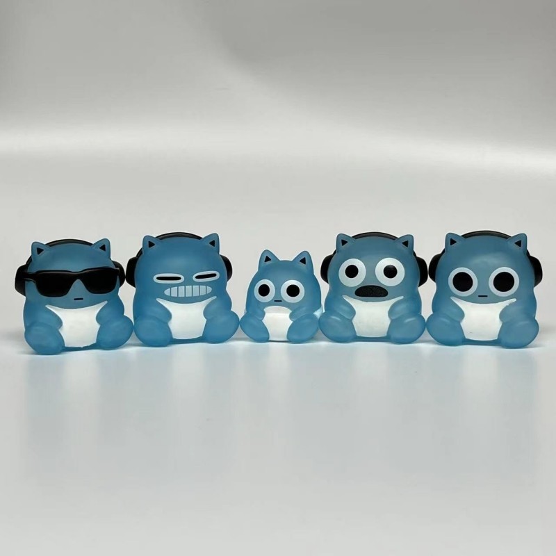 爆款散貨 現貨日本BUSHIROAD扭蛋 BLUE HAMHAM  小動物仿真模型