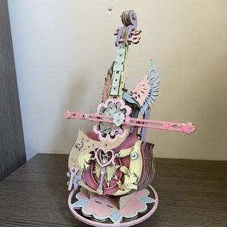 ✅【🎻天使之翼大提琴盒】音樂盒木質拼裝DIY 手工八音盒玩具 生日禮物送女生 天使之翼大提琴 禮物好物推薦 台灣出貨