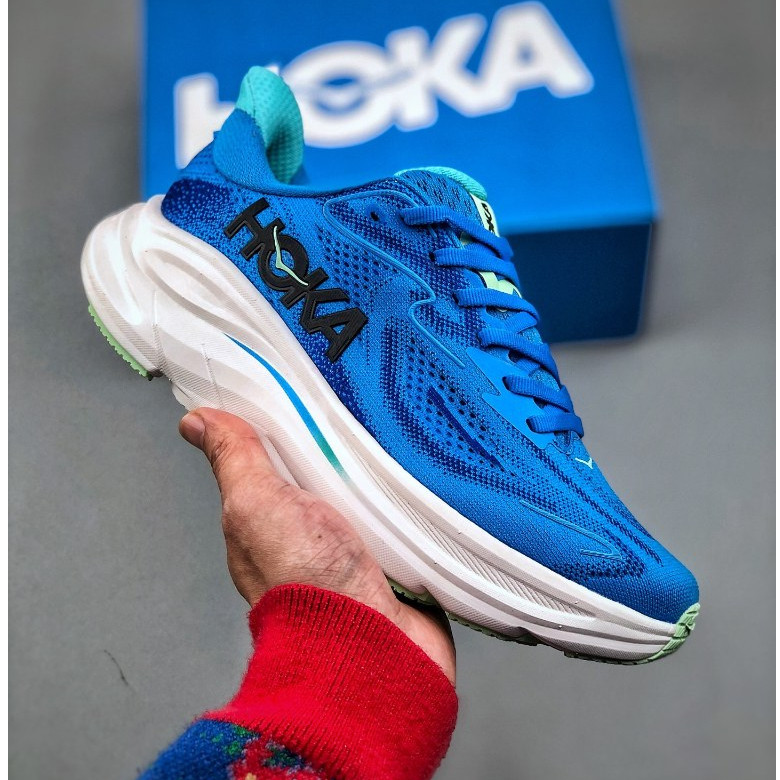 HOKA Clifton 10碼3647男女專業緩震跑鞋大碼厚底運動鞋QZP5