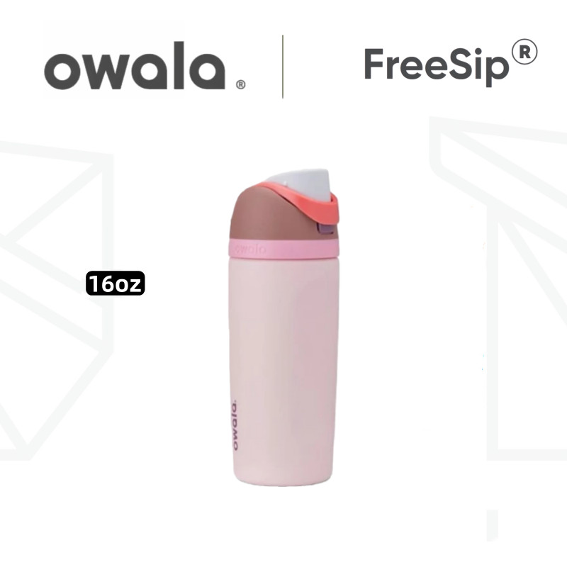 Best Owala FreeSip 16 盎司不銹鋼瓶 - 耐用、防汗、非常適合兒童、學校和鍛煉